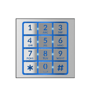 MTM Keypad & Access Control Module Front Plate